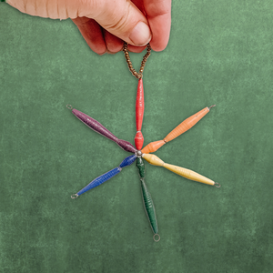 Rainbow Star Christmas Ornaments