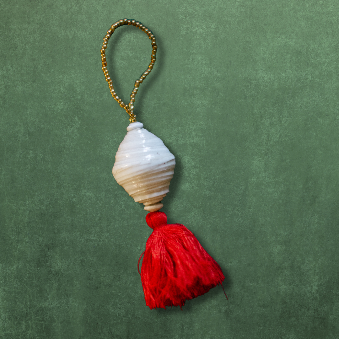 Green Tassel Christmas Ornaments