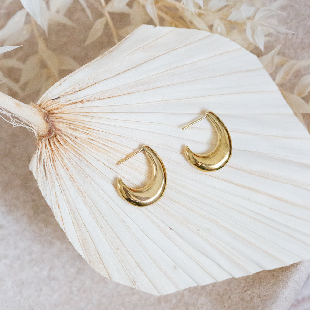 Maridadi Drop Hoop Earrings