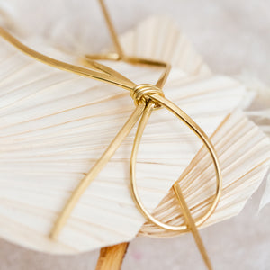 Utepe Brass Bow Hair Pin