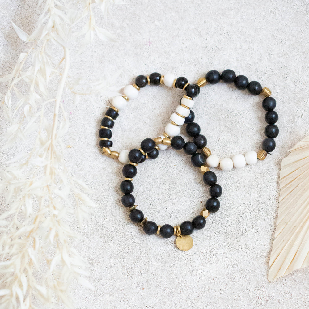 Black Ushindi Bracelets - various styles