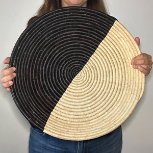 20" Ger Handwoven Basket from Uganda