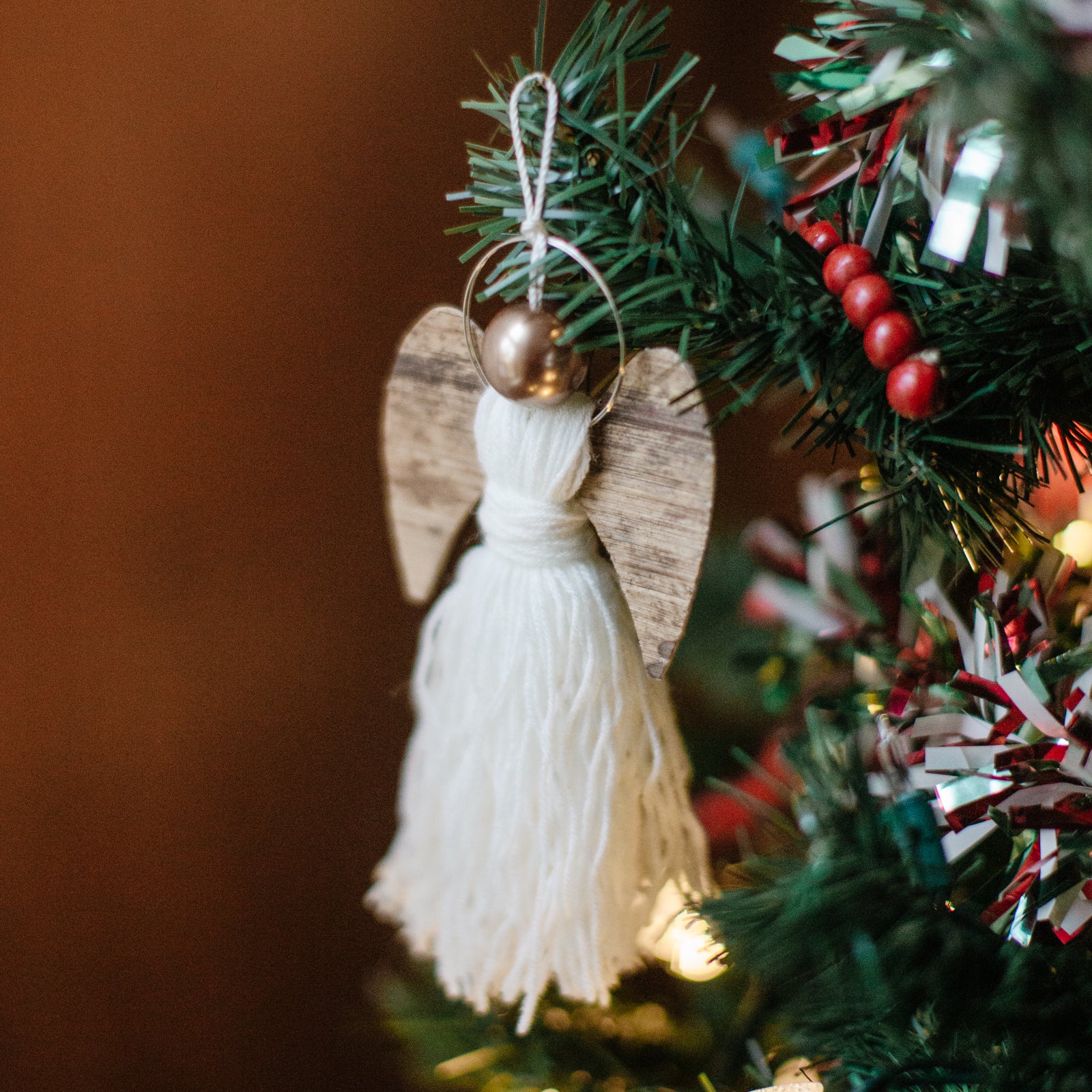 Tassel Angel Ornament from Uganda