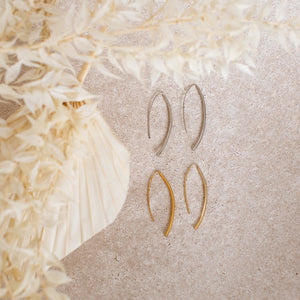 Heshima Earrings - Open Hoop